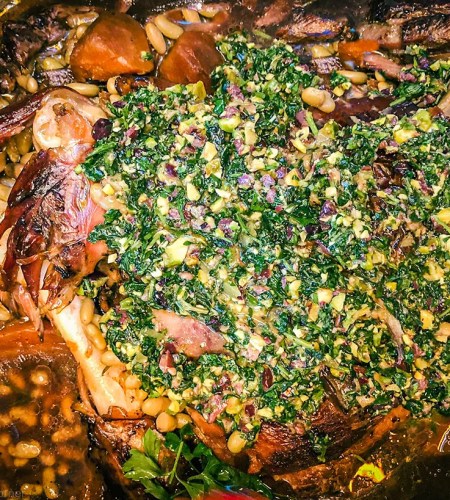 Braised lamb shoulder
